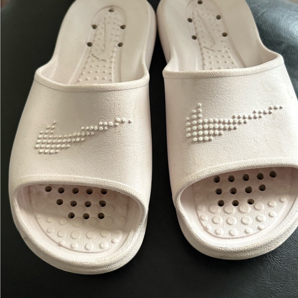 Nike Women's Light Pink Slide Sandals